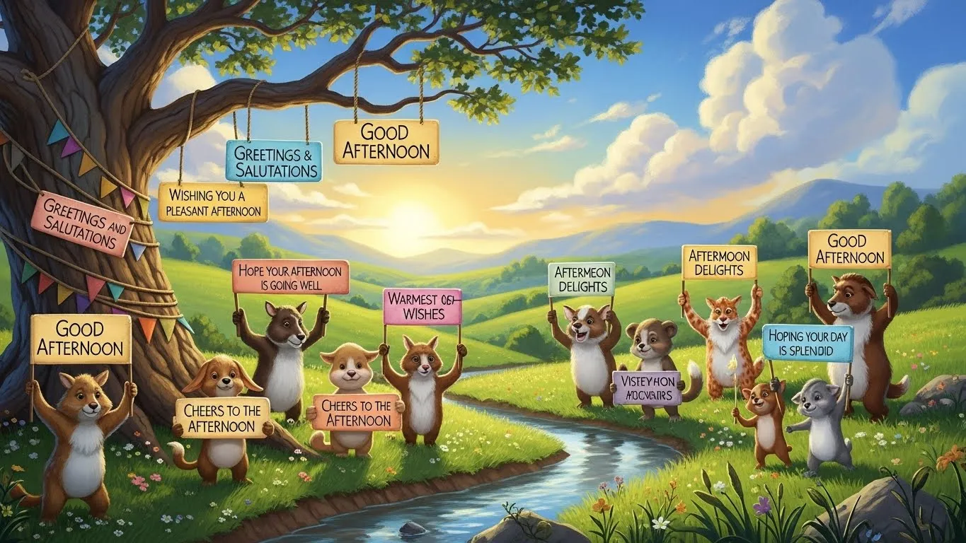 Alternatives to Saying Good Afternoon