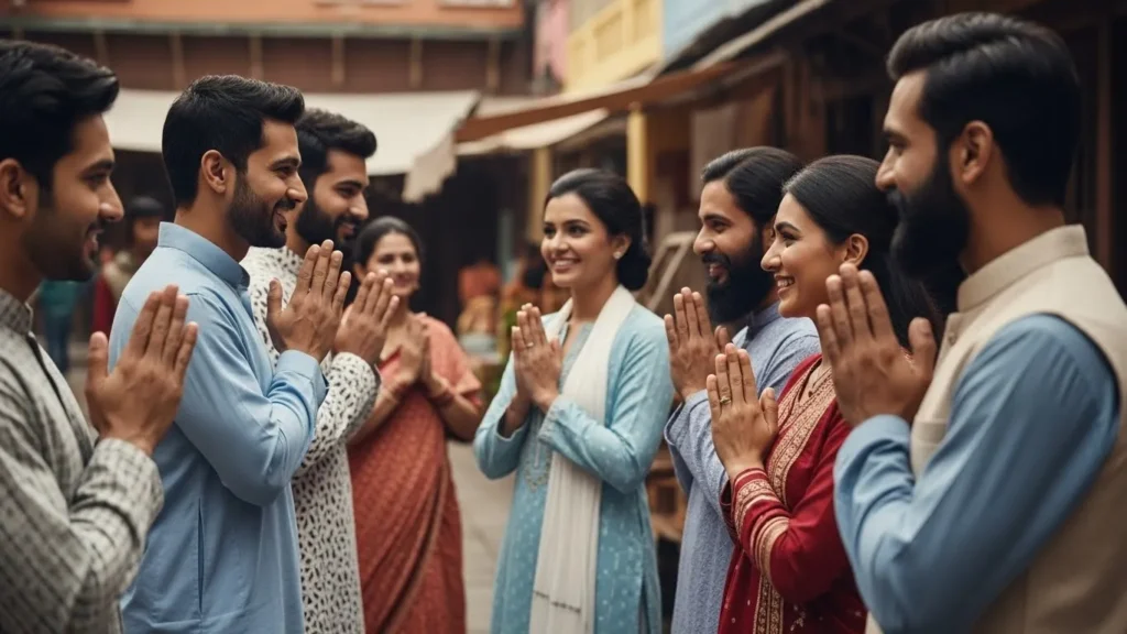 Greetings in South Asia