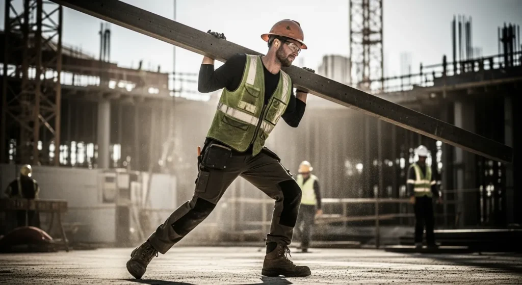 Energetic and Active Worker