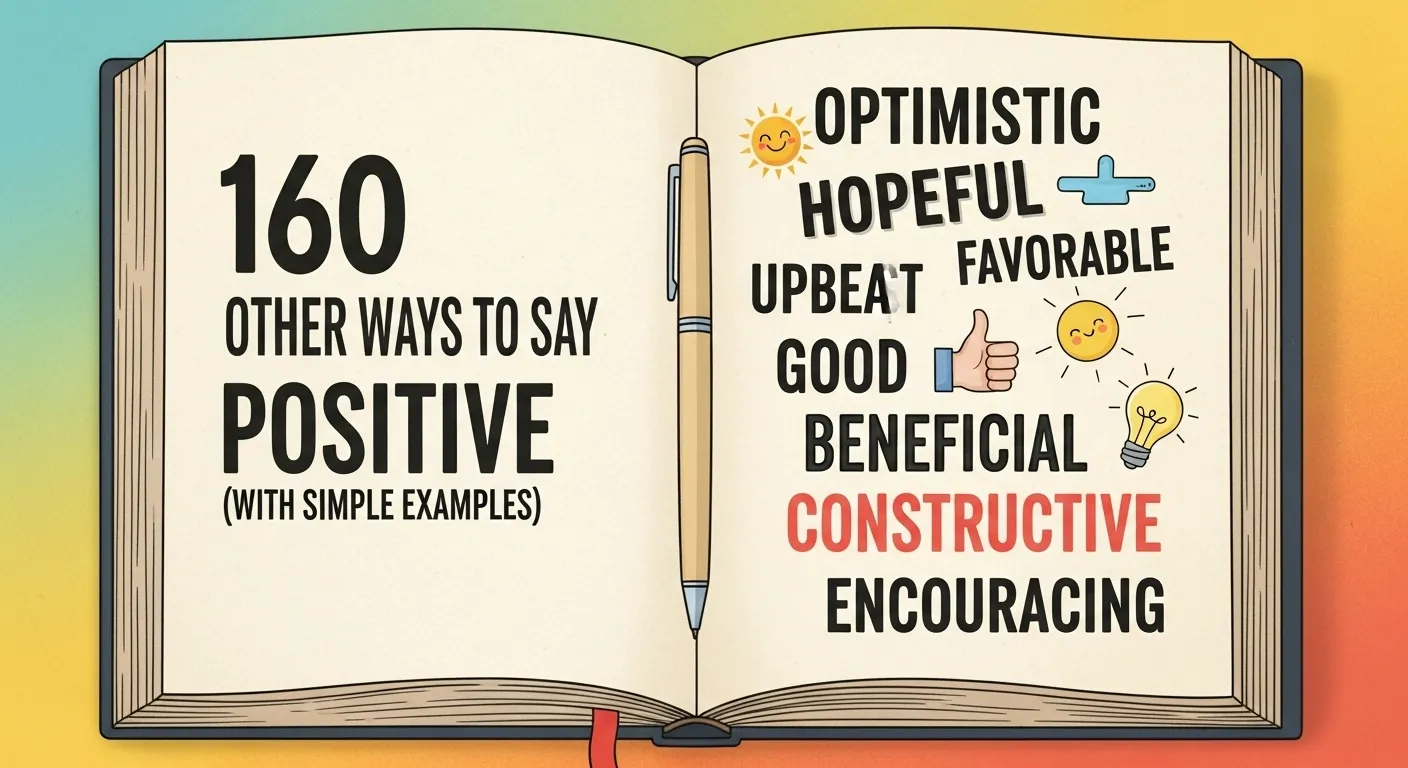 Other Ways to Say Positive