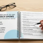 Other Ways to Say Research Shows