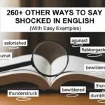 Other Ways to Say Shocked