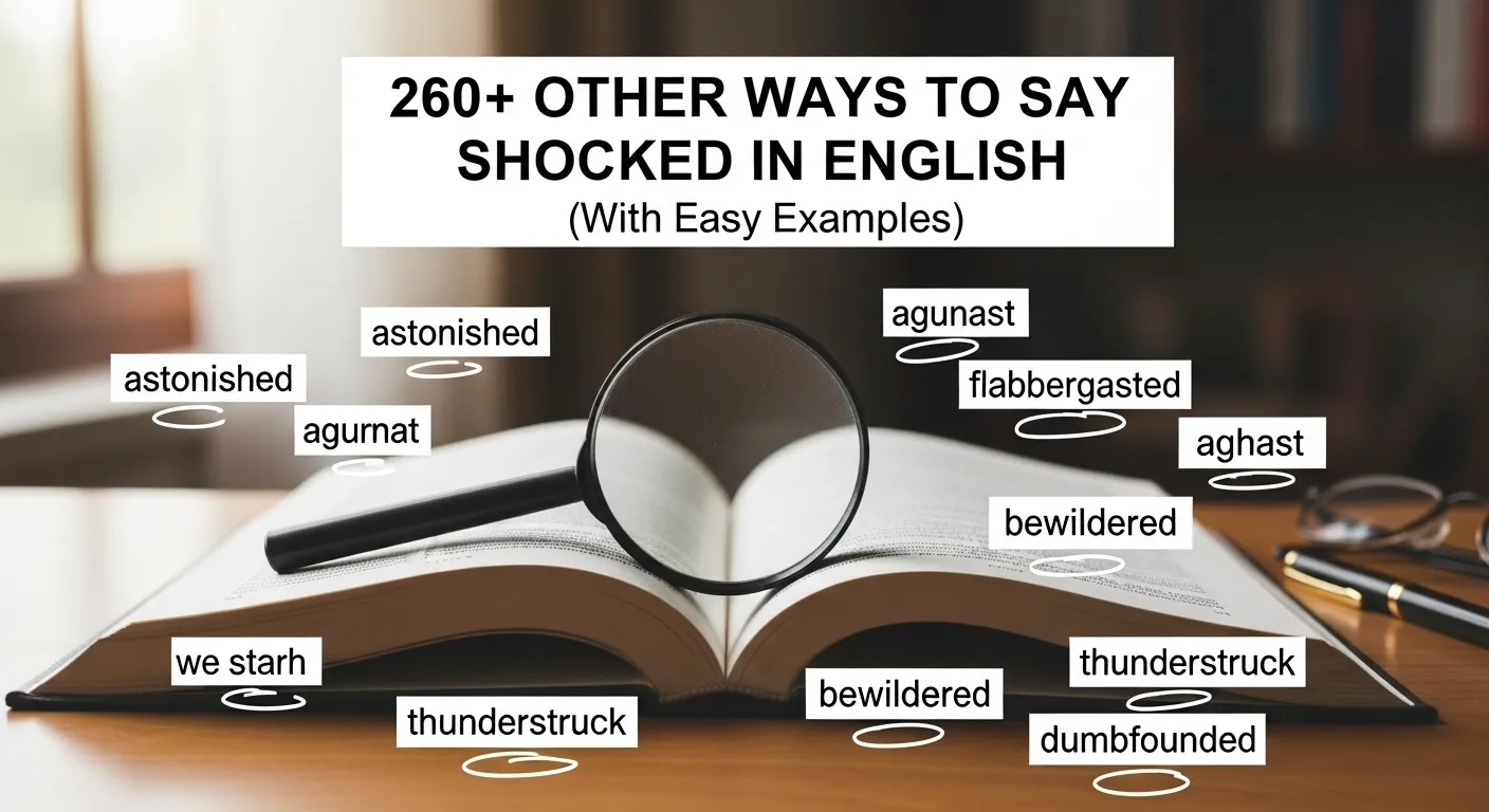 Other Ways to Say Shocked