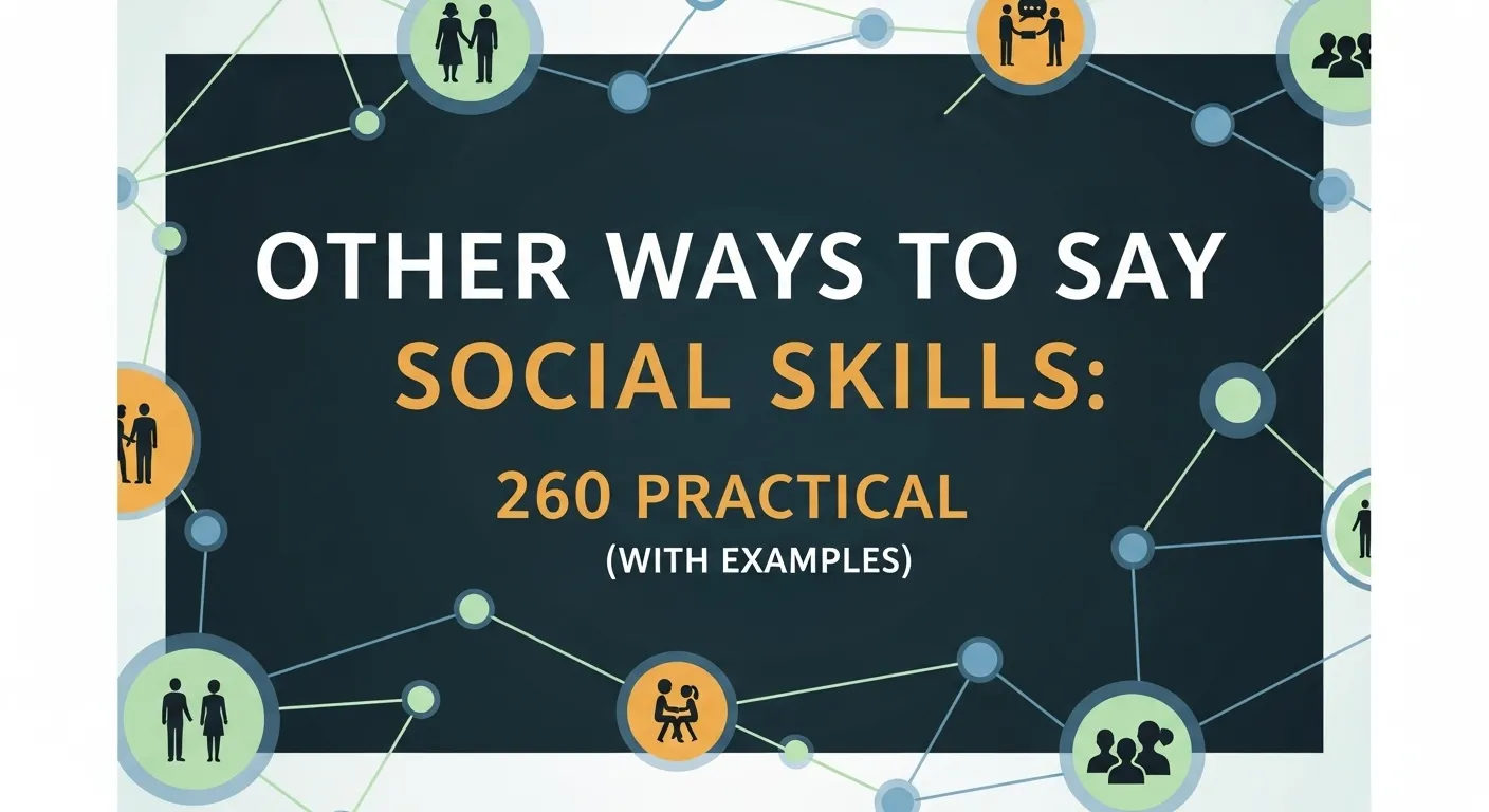 Other Ways to Say Social Skills