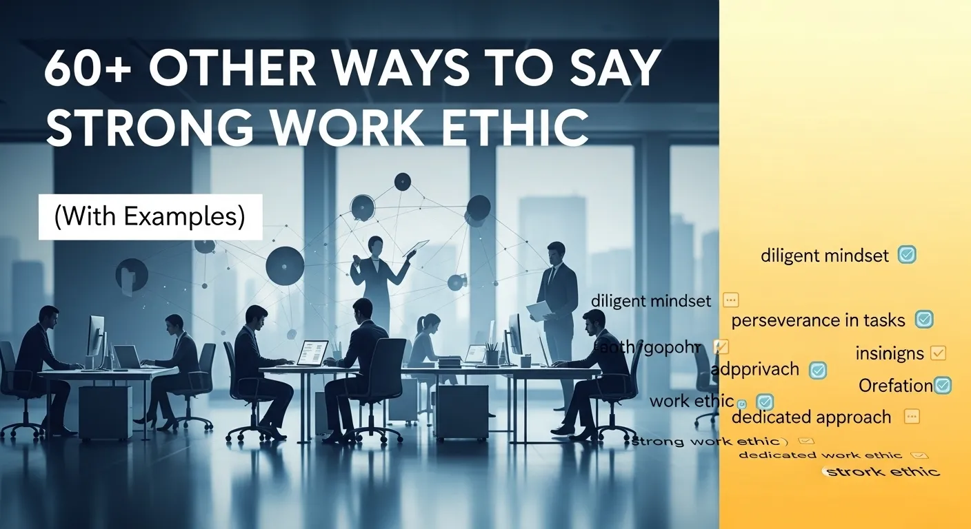 Other Ways to Say Strong Work Ethic