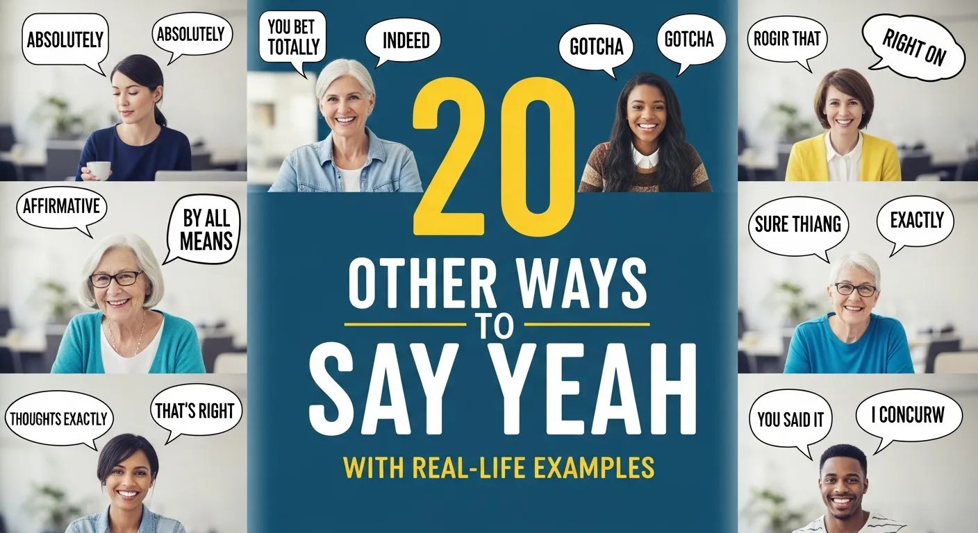 Other Ways to Say Yeah