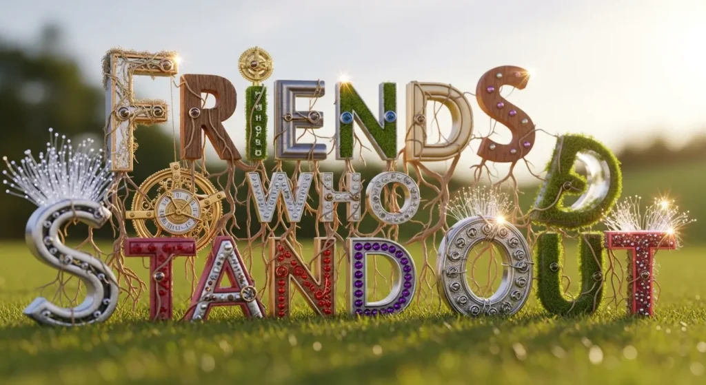 Words Friends Who Stand Out