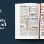 Other Ways to Say Created