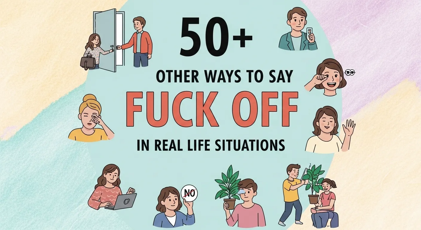 other ways to say fuck off