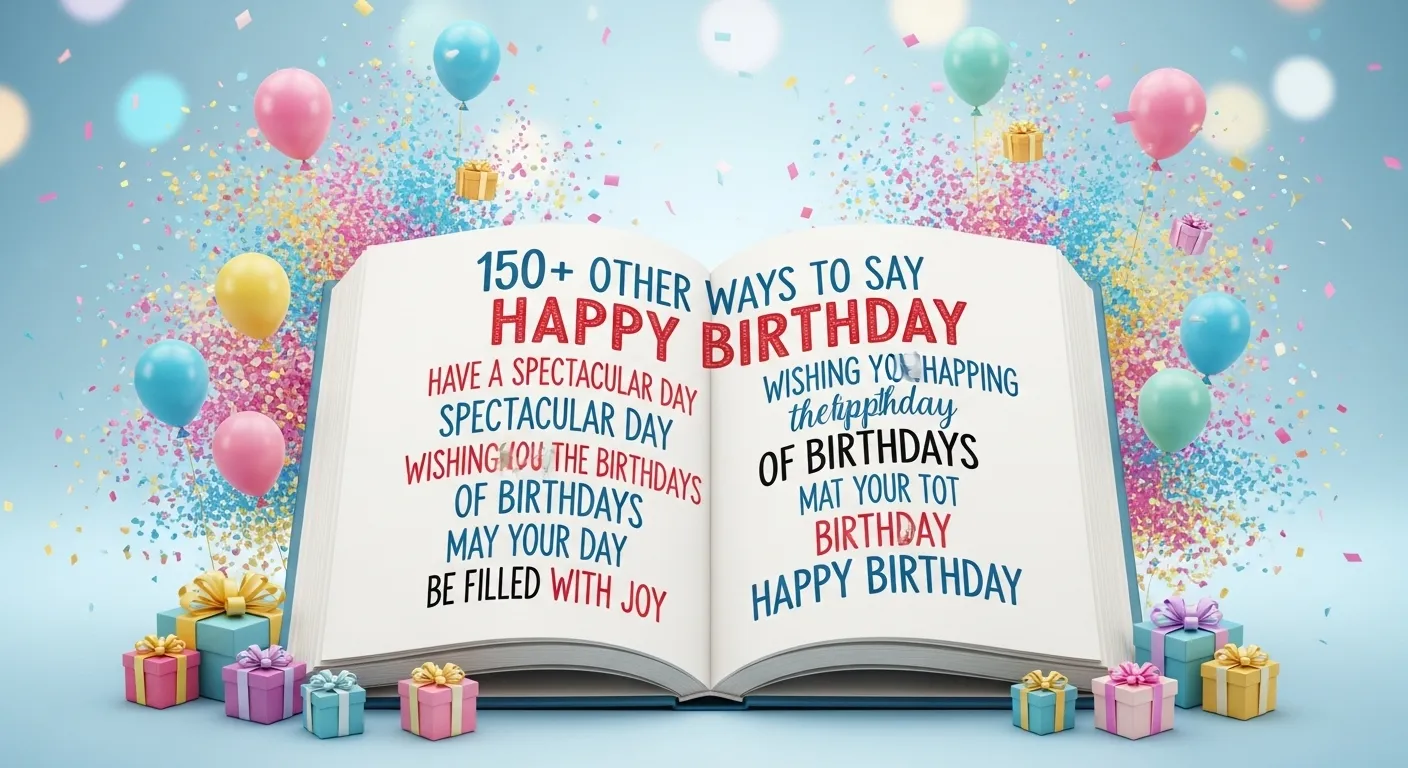 Other Ways to Say Happy Birthday to Someone
