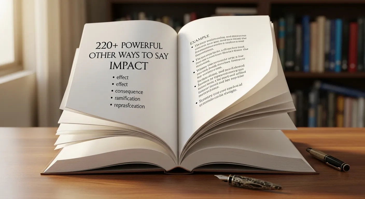 other ways to say impact