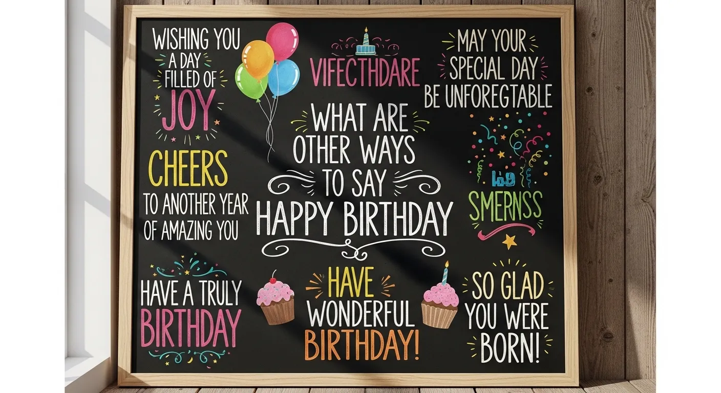 What Are Other Ways to Say Happy Birthday