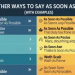 Other Ways to Say As Soon As Possible