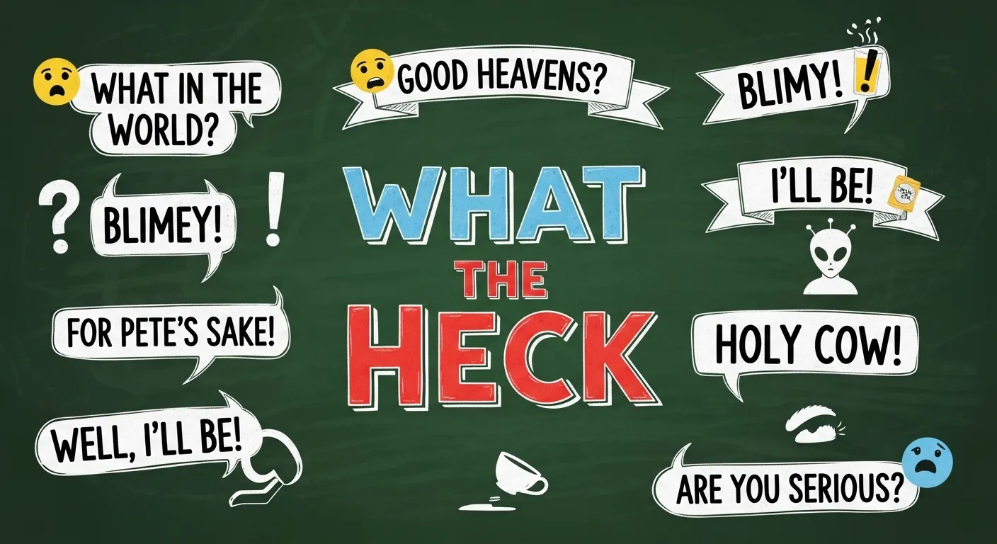 Other Ways to Say What the Heck