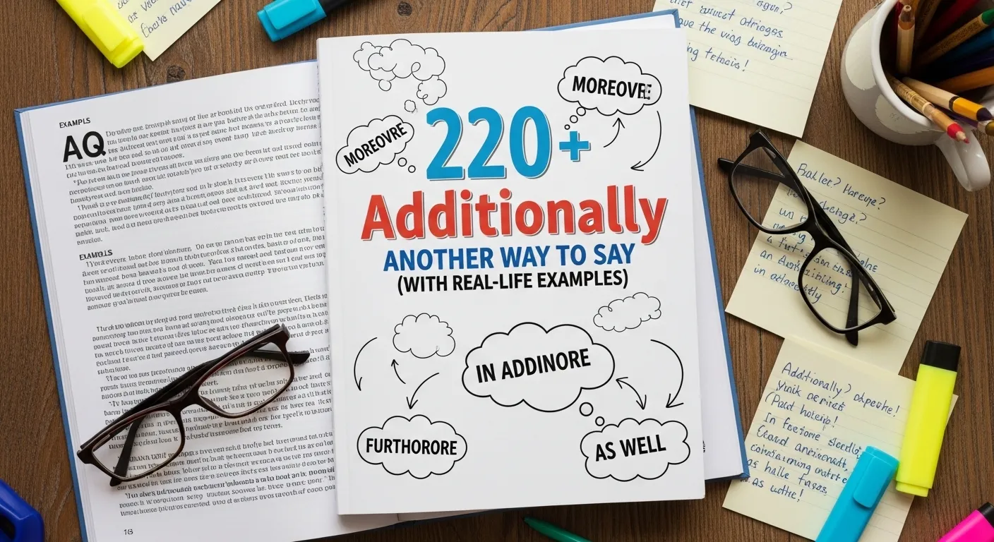 Another Way to Say Additionally