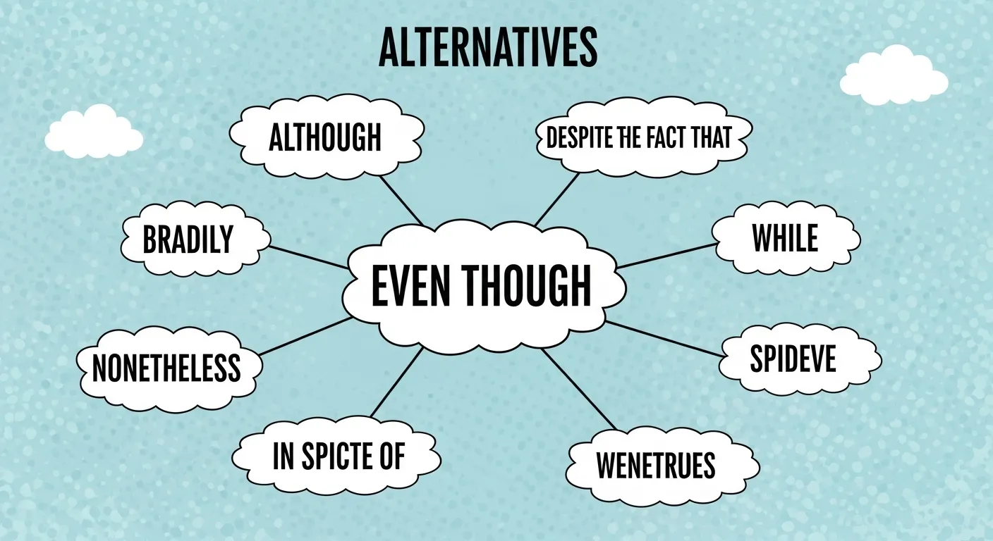 Another Way to Say Even Though