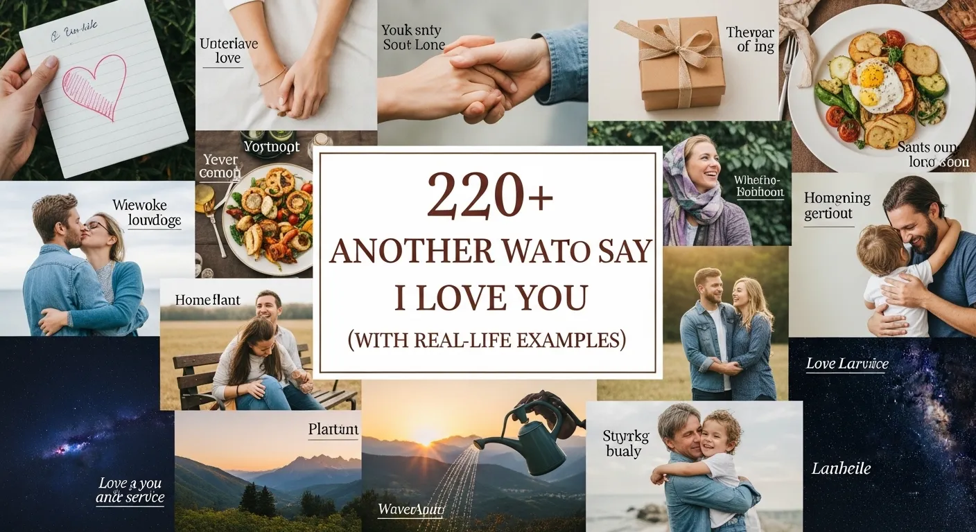 Another Way to Say I Love You