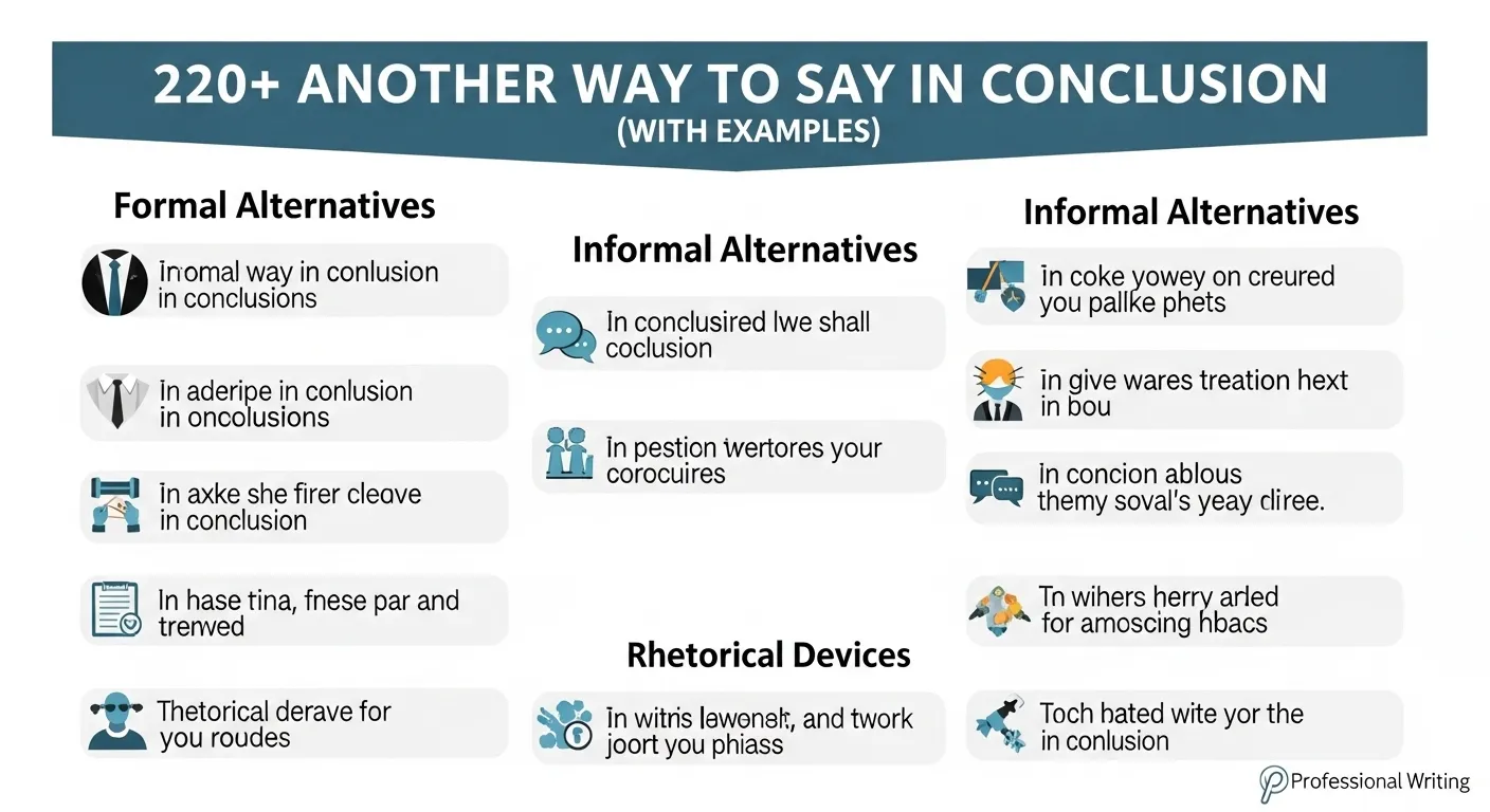 Another Way to Say In Conclusion