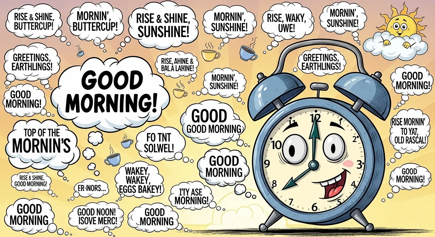 Funny Way to Say Good Morning