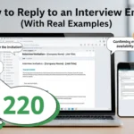 How to Reply to an Interview Email