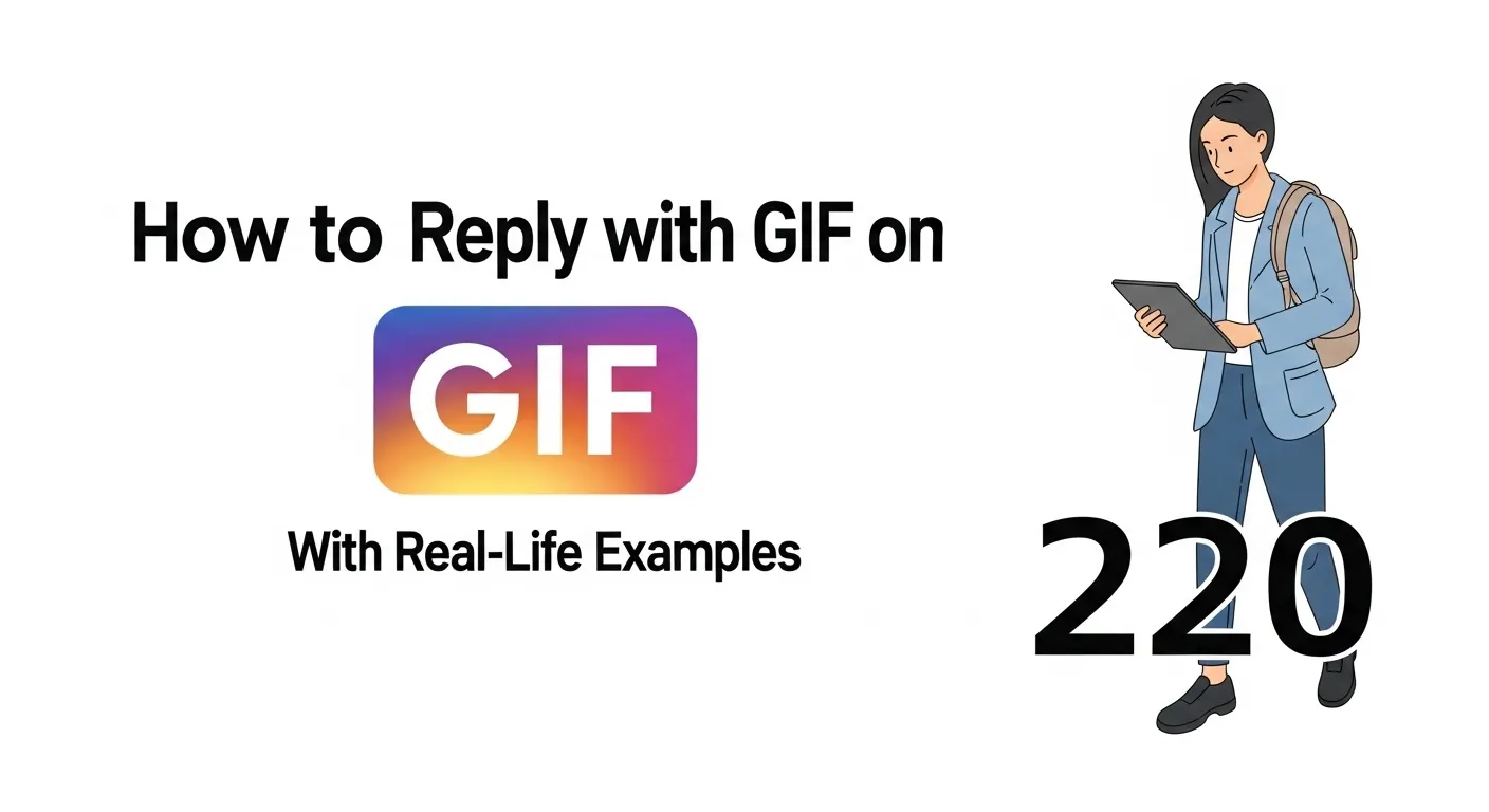 How to Reply with GIF on Instagram