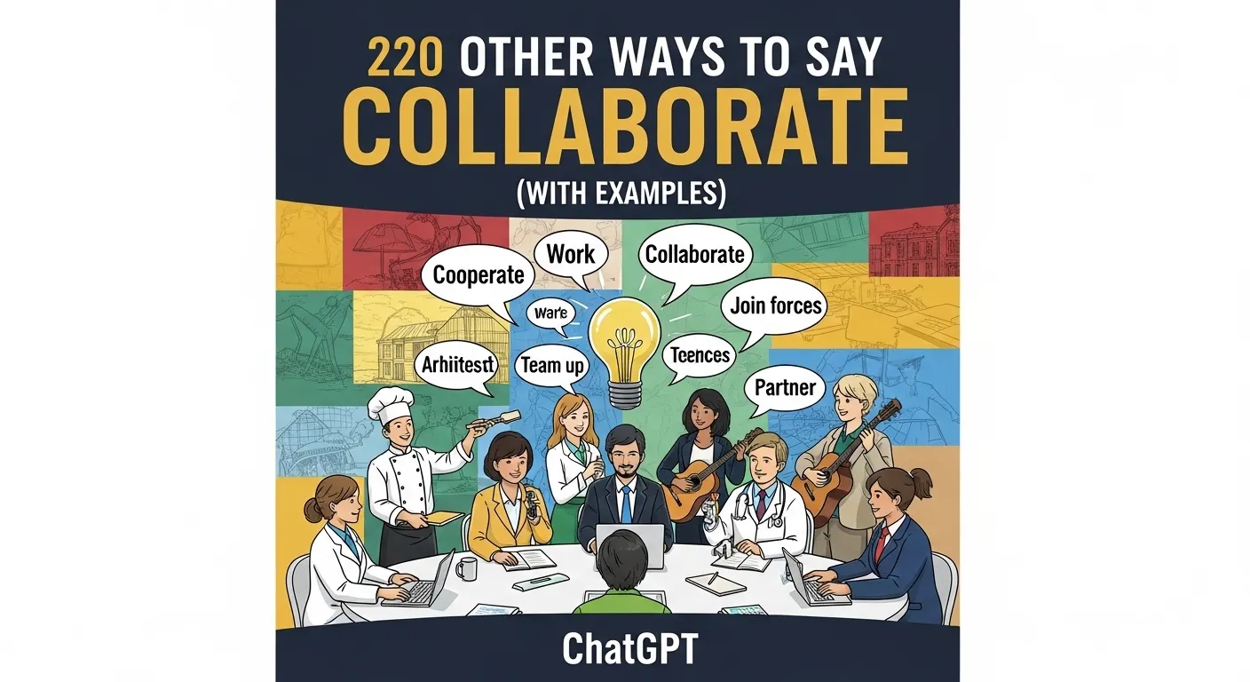 Other Ways to Say Collaborate