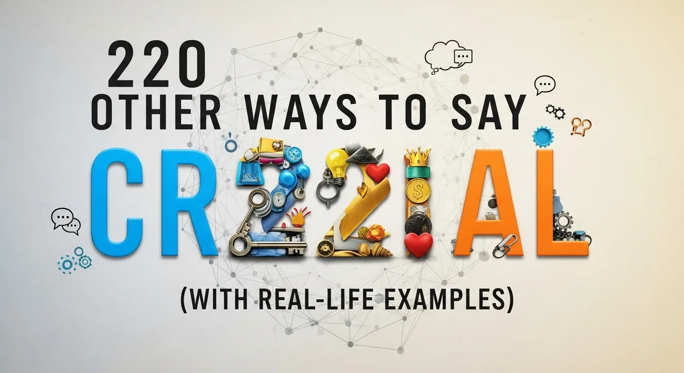 Other Ways to Say Crucial