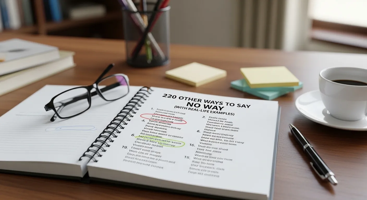 Other Ways to Say No Way