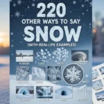 Other Ways to Say Snow