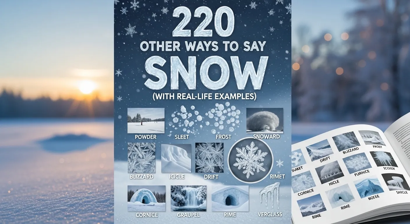 Other Ways to Say Snow