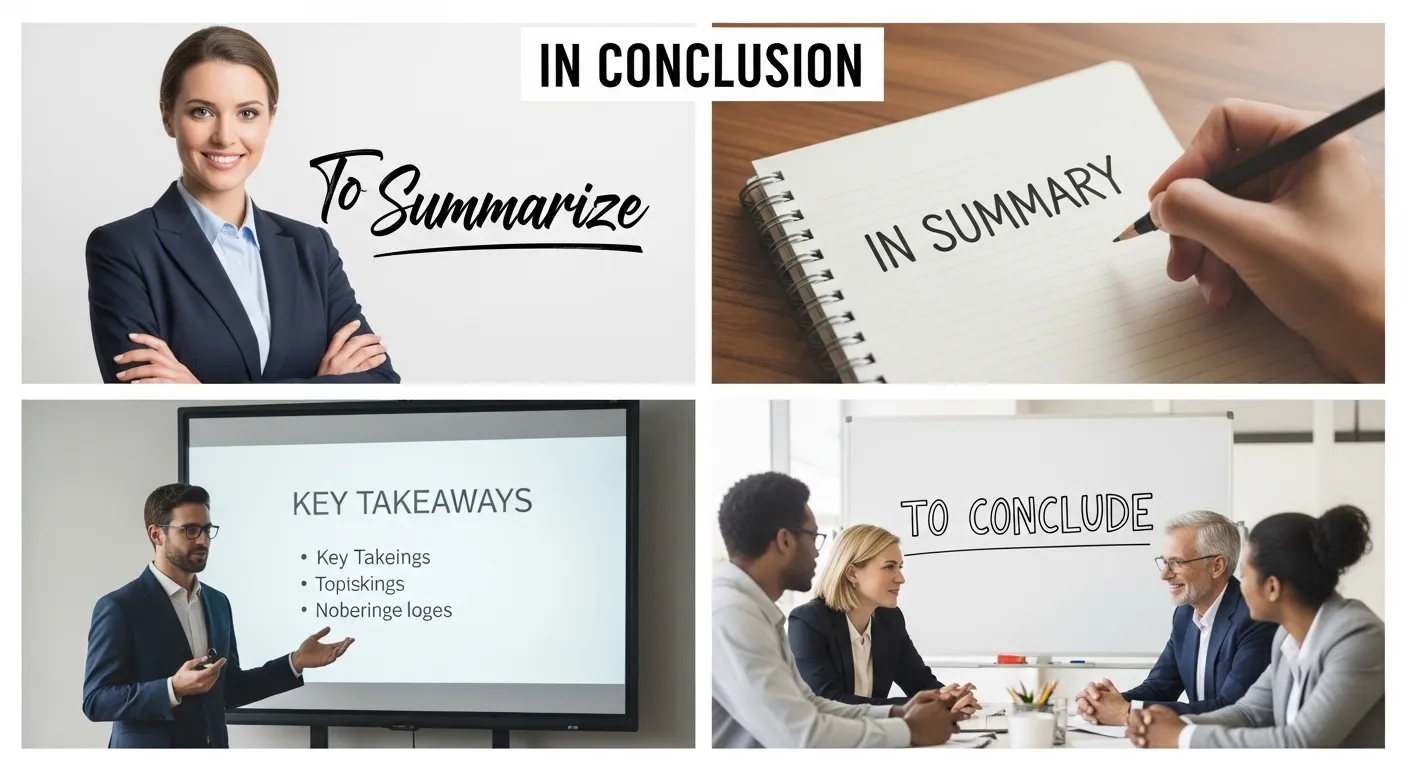 What Are Some Other Ways to Say In Conclusion