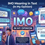 IMO Meaning in Text