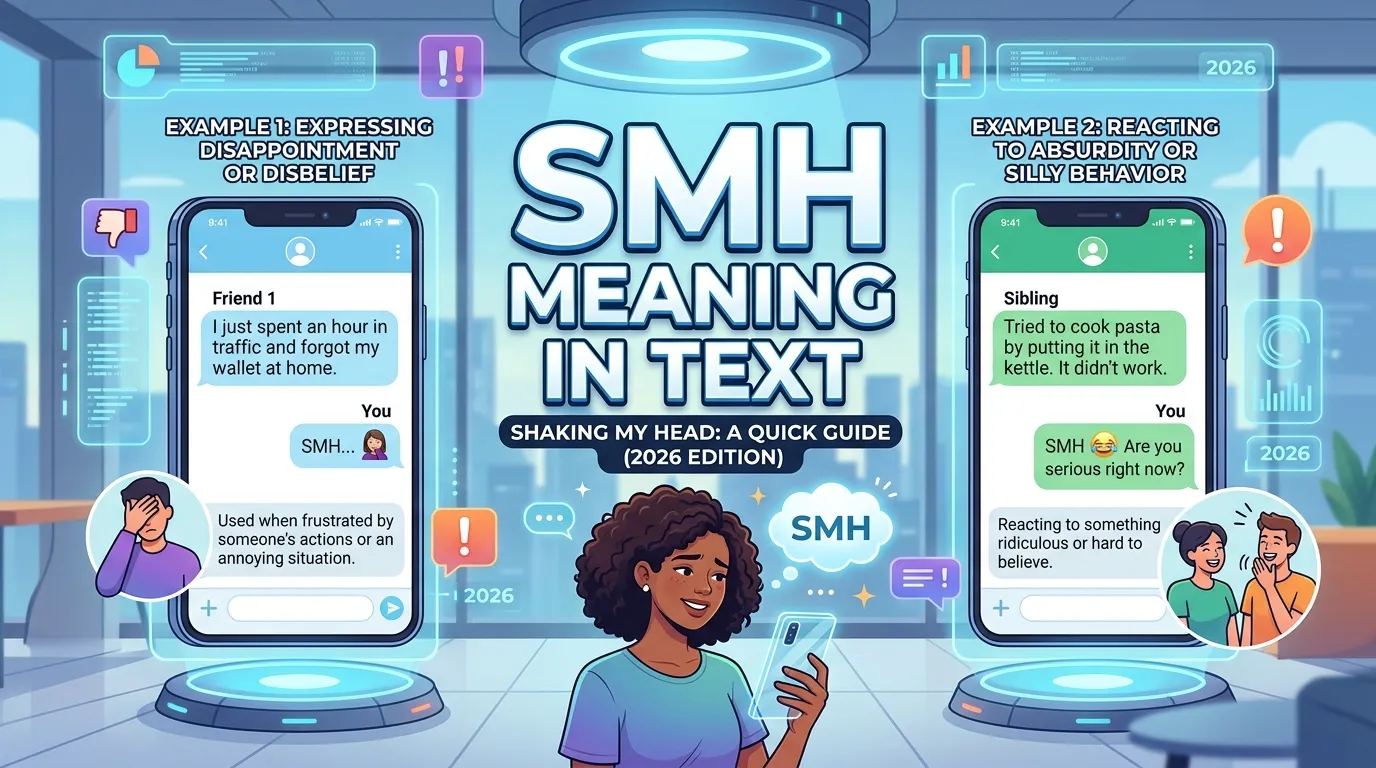 SMH Meaning in Text