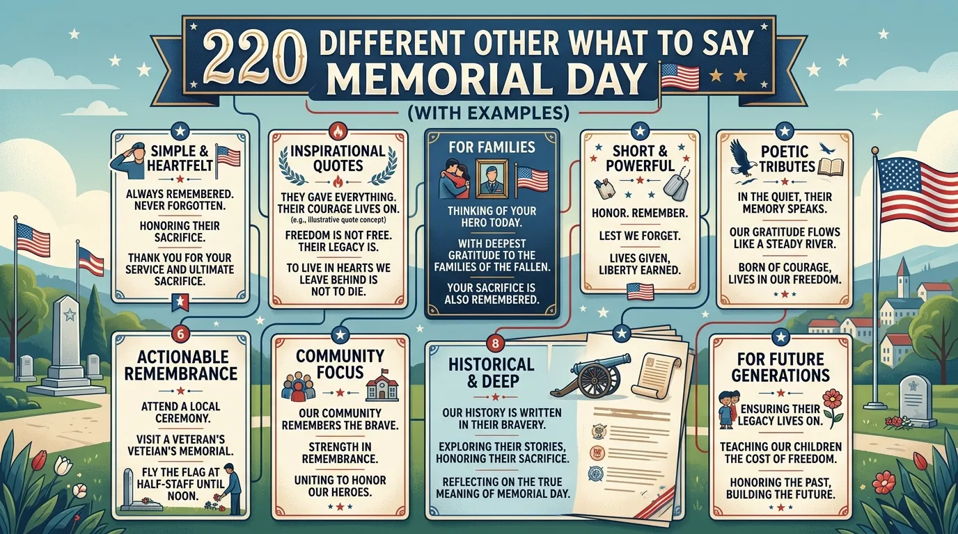 what to say for memorial day