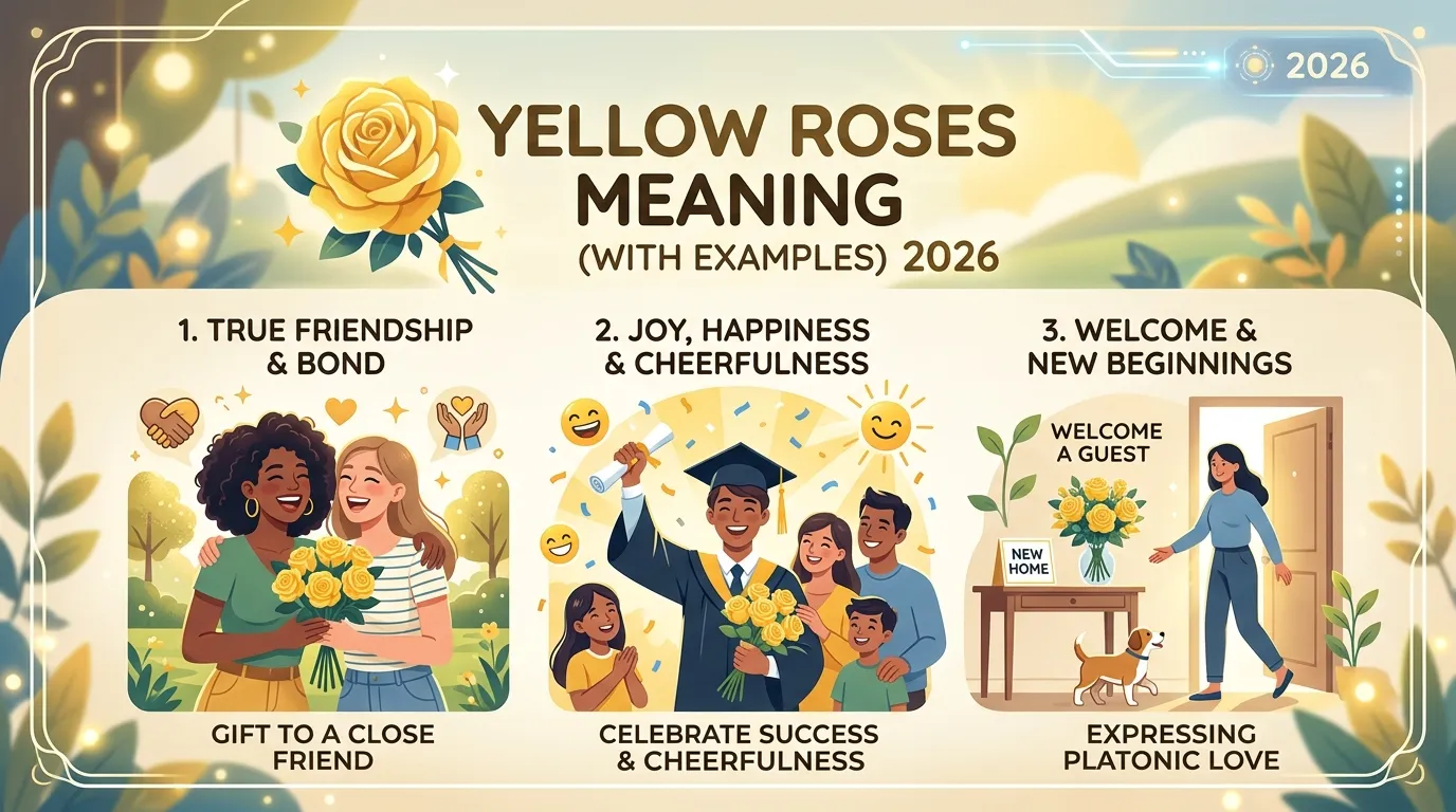 Yellow Roses Meaning