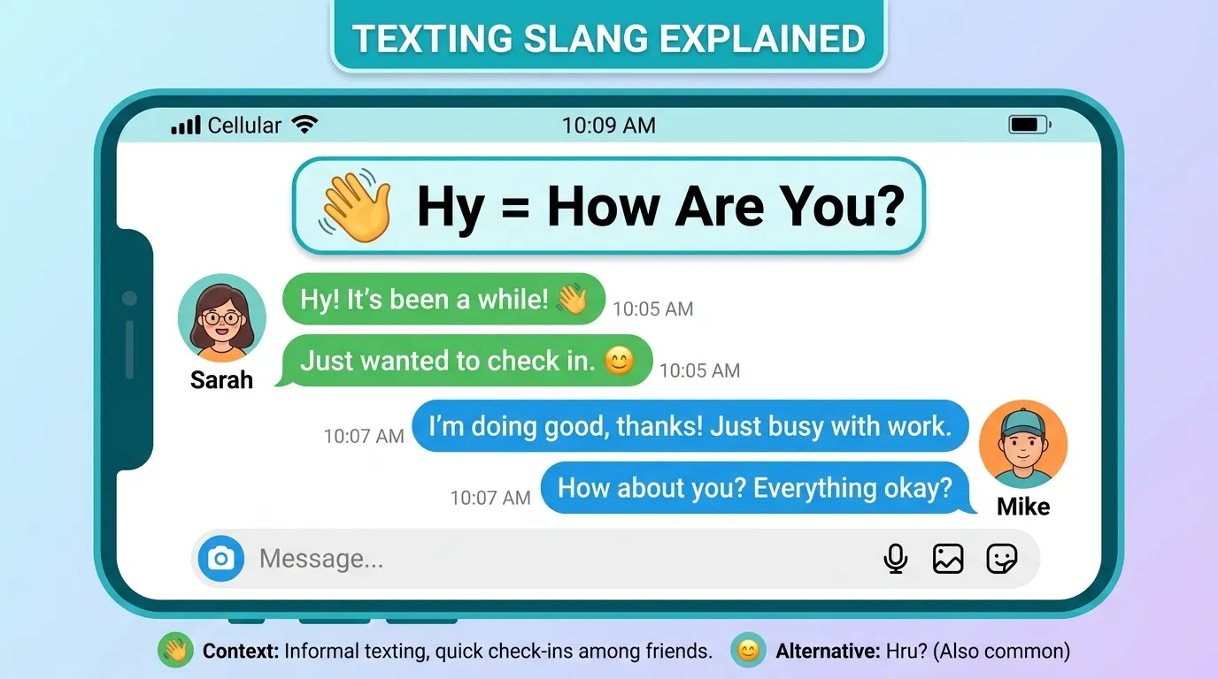 Hy Meaning in Text
