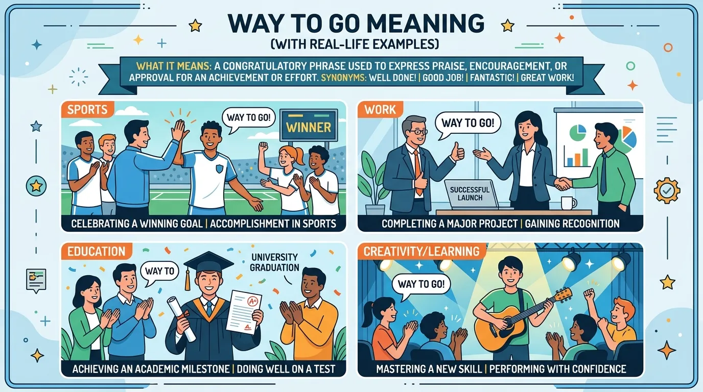 Way to Go Meaning